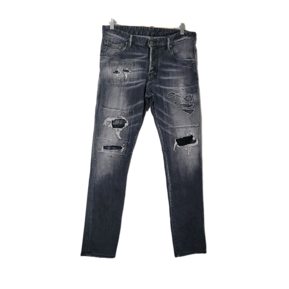 Dsquared2 Mens Gray Skater Jeans size 50